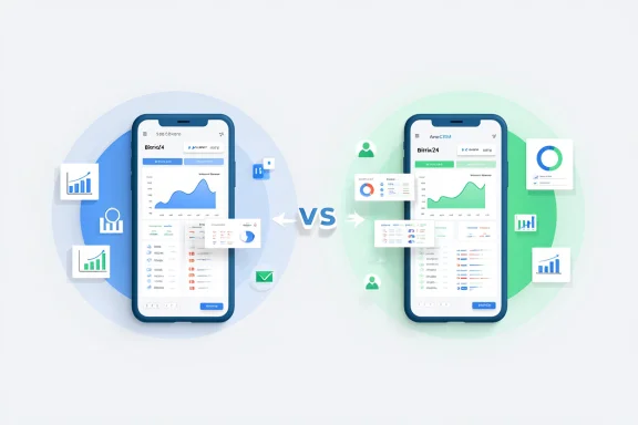 Внедрение CRM-системы: Битрикс24 vs AmoCRM